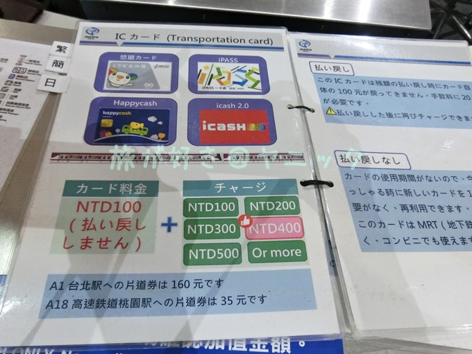 台湾 台北中心の旅行なら悠遊カードが便利でオススメな4つの理由 何より旅が好きな男のブログ 観光おすすめ情報