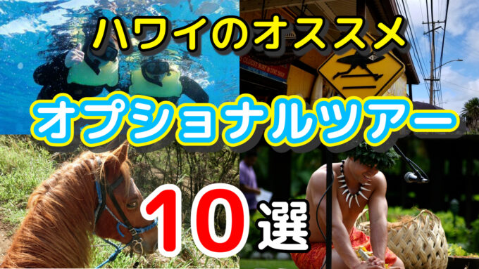 【10選】ハワイマニアがガチで選ぶオススメのオプショナルツアー